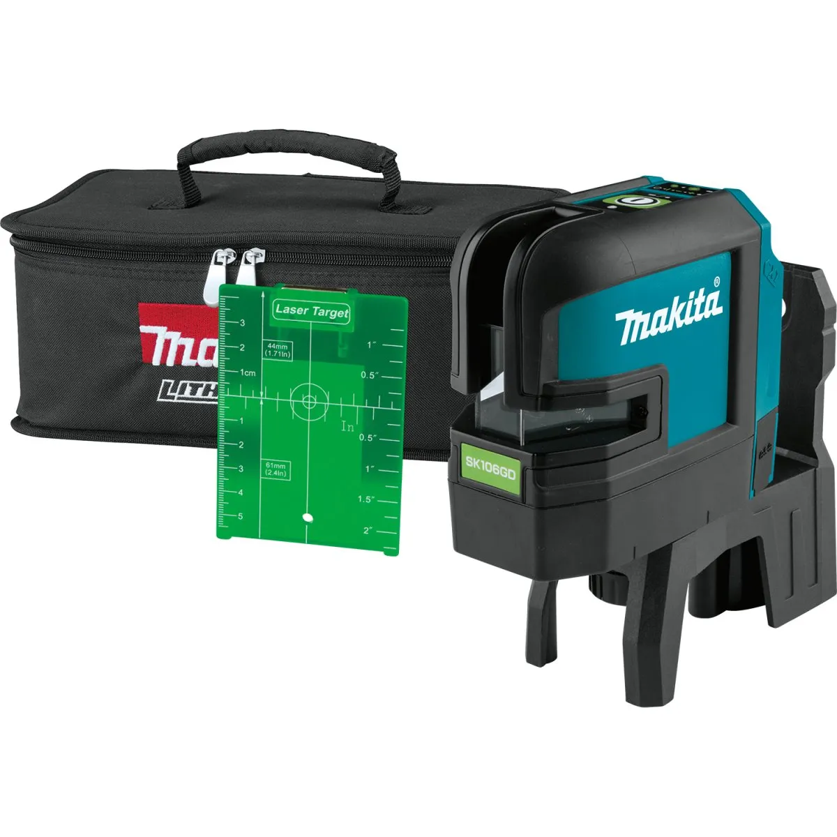 12V Max CXT® Lithium‑Ion Cordless Self‑Leveling Cross‑Line/4‑Point Green Beam Laser (2.0Ah)
