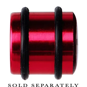 16mm Red Anodized Titanium Blinking Plug