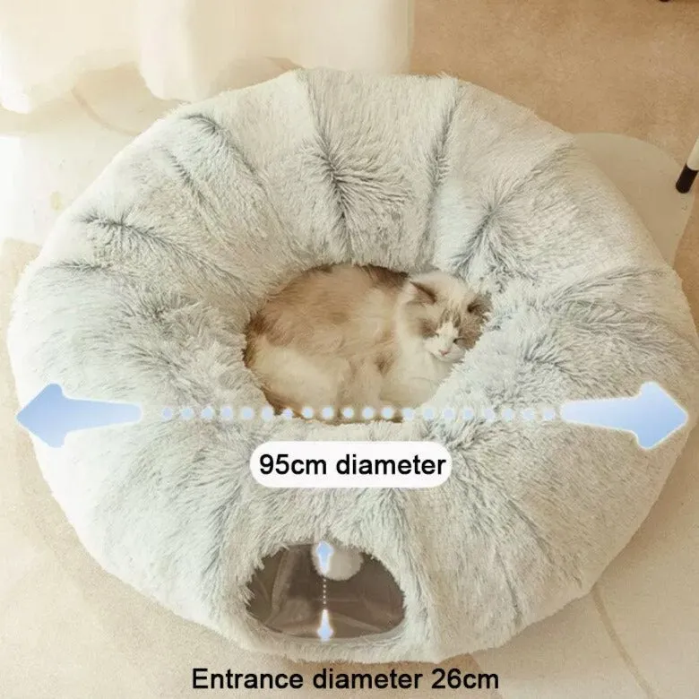 2-in-1 Cat Tunnel Bed Bundle