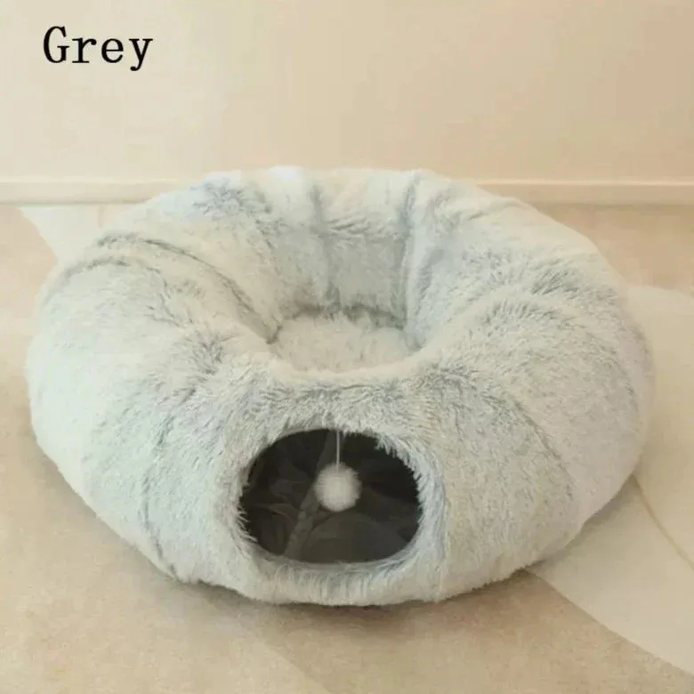 2-in-1 Cat Tunnel Bed Bundle