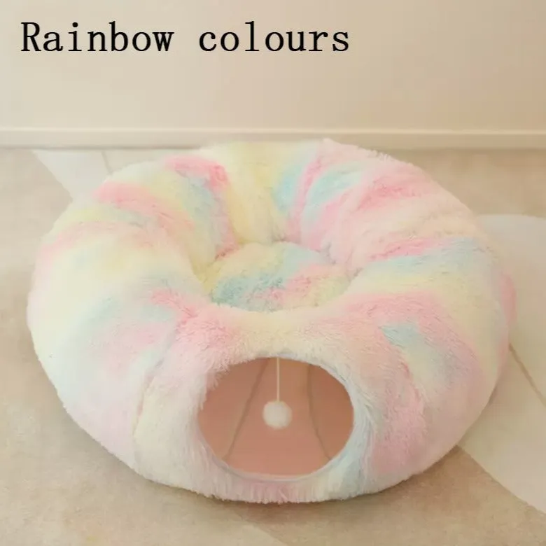 2-in-1 Cat Tunnel Bed Bundle