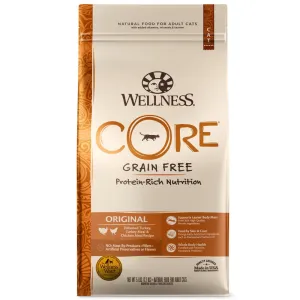 20% OFF: Wellness CORE Original Deboned Turkey, Turkey Meal & Chicken Meal Grain-Free Adult Dry Cat Food