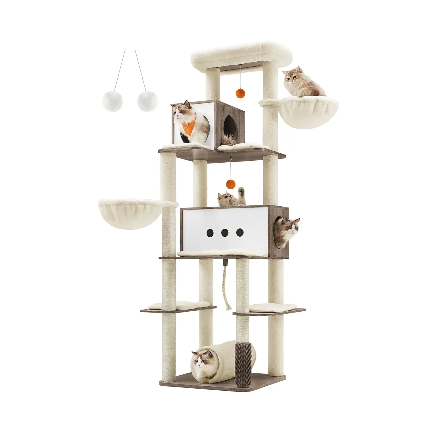 77.5" High Multi-Level Cat Tree