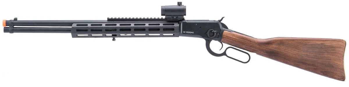 A&K M1892R M-LOK Lever Action Airsoft Gas Rifle - Wood Stock