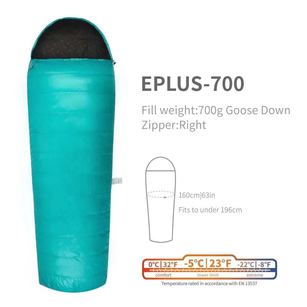 AEGISMAX Eplus400-1000 Series 800FP Goose Down Sleeping Bag Ultralight Outdoor Camping Sleeping Bag