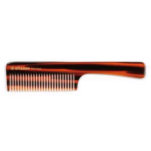 Altesse Handmade Fine-Tooth Comb with Handle, Square