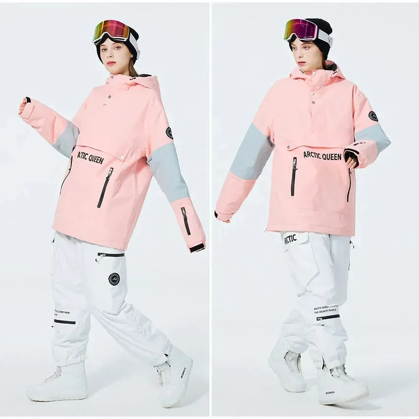 ARCTIC QUEEN Womens White Ski Jacket