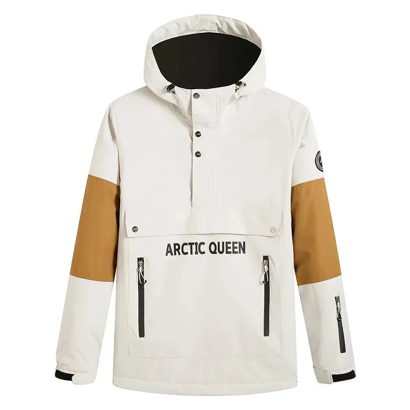 ARCTIC QUEEN Womens White Ski Jacket