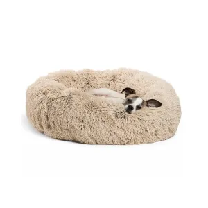 Best Friends by Sheri Shag Donut Bed Taupe 23" x 23"