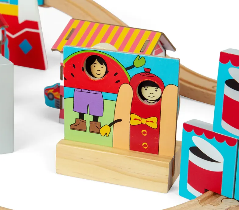 Bigjigs Rail Fun Fair Train Set