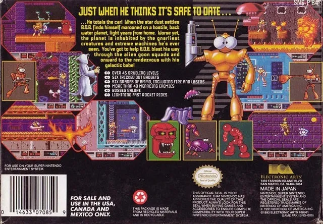 B.O.B. - Super Nintendo, SNES Pre-Played
