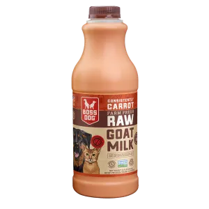 Boss Dog Constantly Carrot Goat Milk 32-oz, Frozen Meal Topper