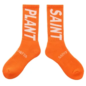 CACTUS PLANT FLEA MARKET CP_SOCKS/SNT PLANT / ORANGE