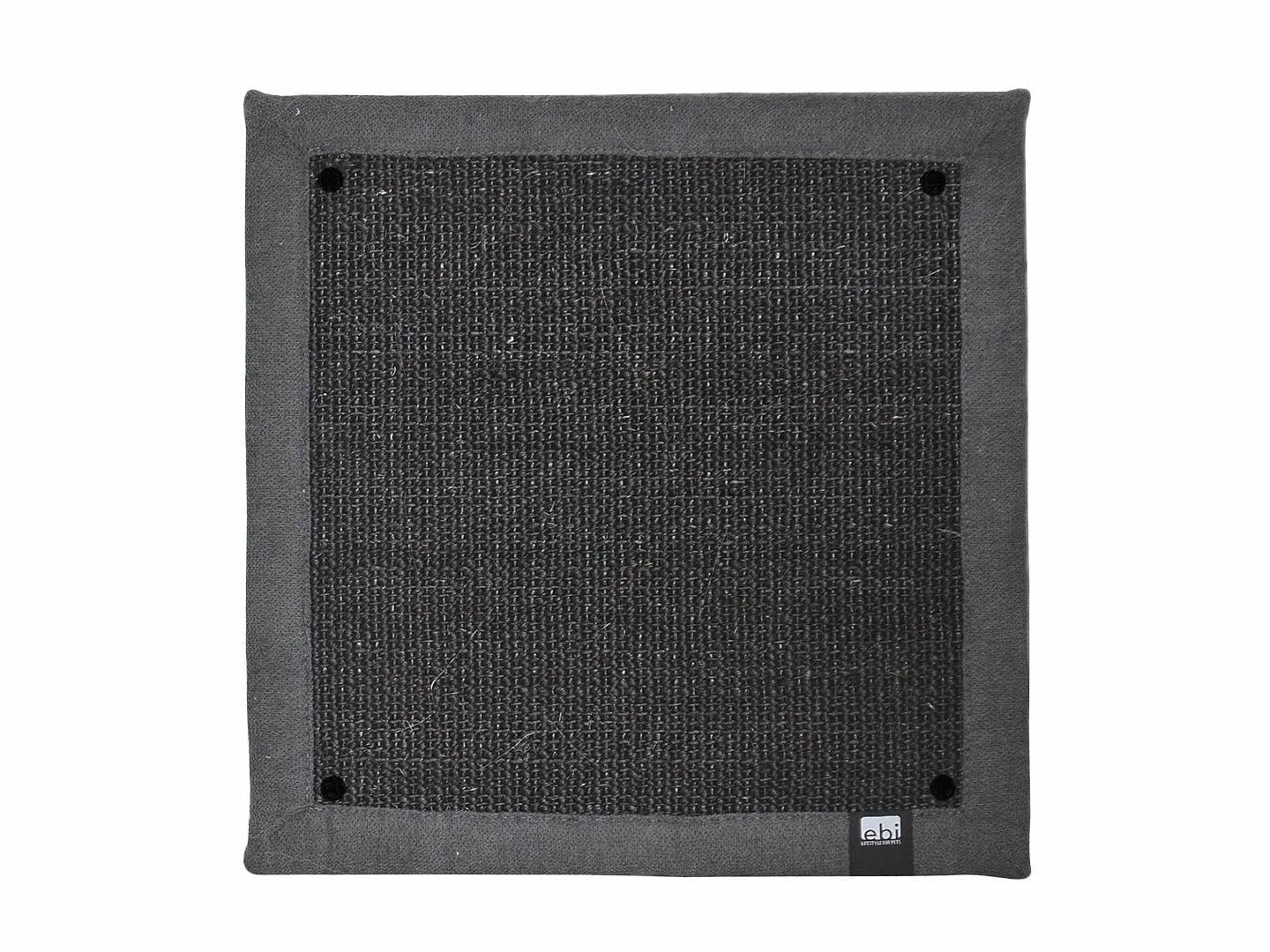 CAT SCRATCHING MAT KRAPPA SQUARE 38x38x1,5CM black