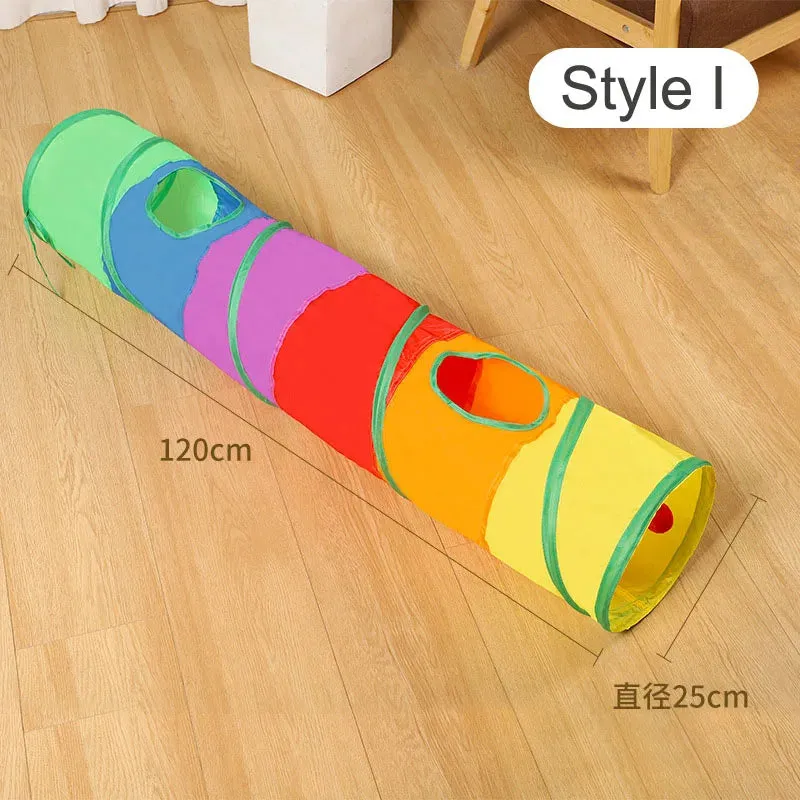 Cats Tunnel Foldable Pet Cat Toys Kitty Pet Training Interactive Fun Toy Tunnel Bored For Puppy Kitten Rabbit Play Tunnel Tube