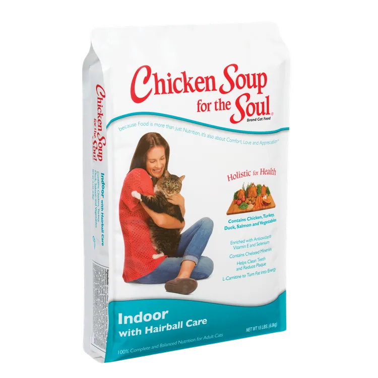 Chicken Soup Cat Indoor with Hairball Care Dry Cat Food
