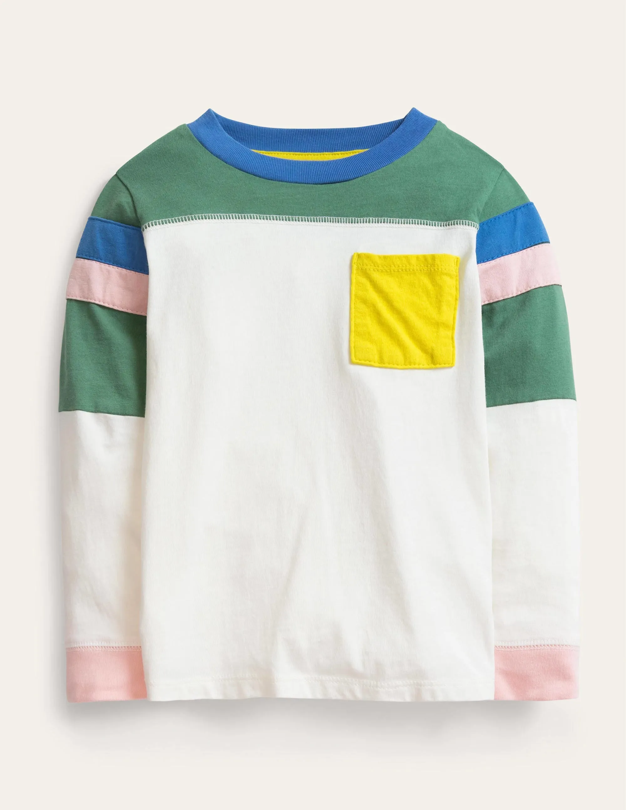 Colourblock T-shirt-Vanilla Pod