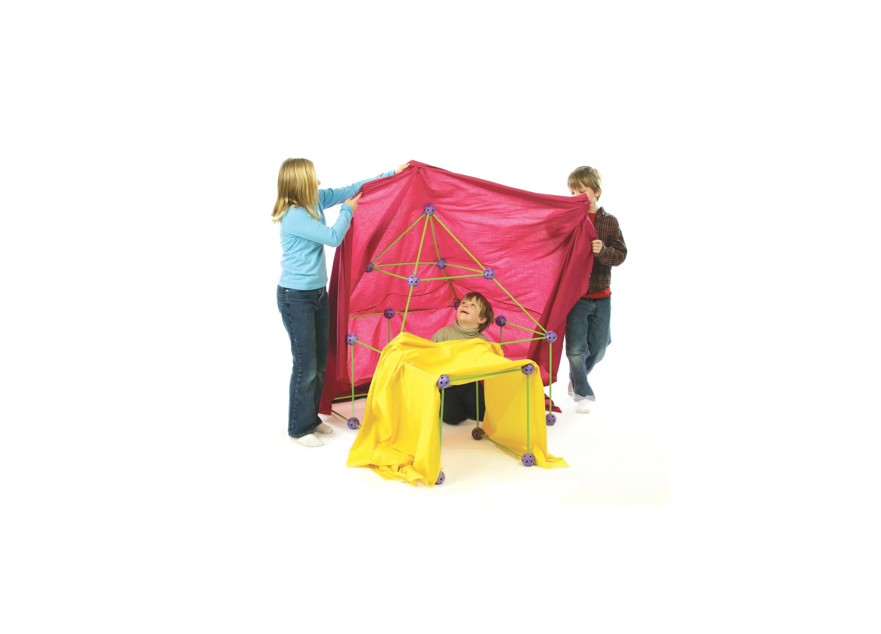 Crazy Forts! Original 69-Piece Building and Construction Toy Set