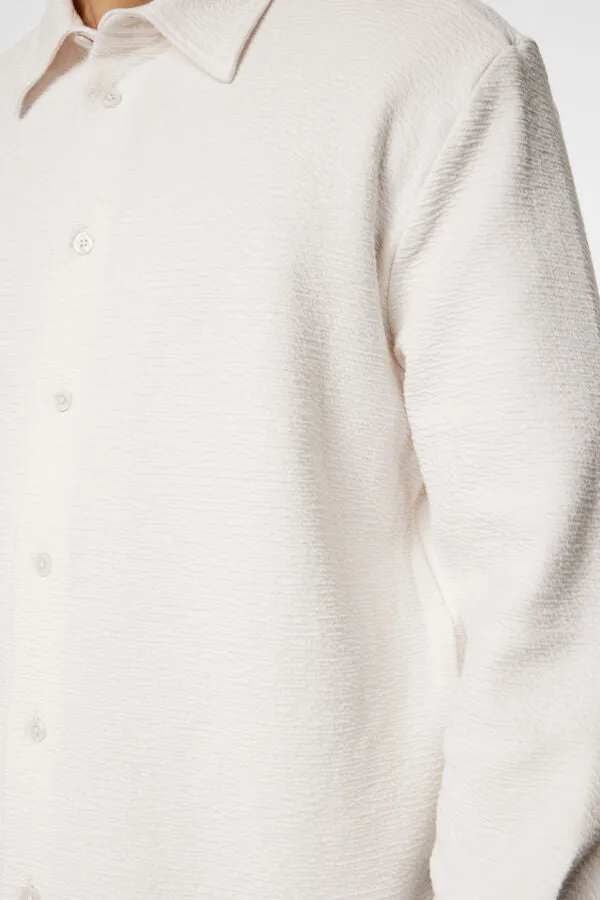Crinkle Jersey Shirt