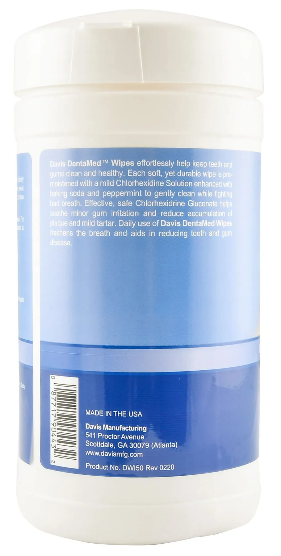 Davis Dental Wipes, 50 ct