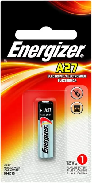 Energizer 12V Alkaline Battery A27 BP1 (Pack of 1)