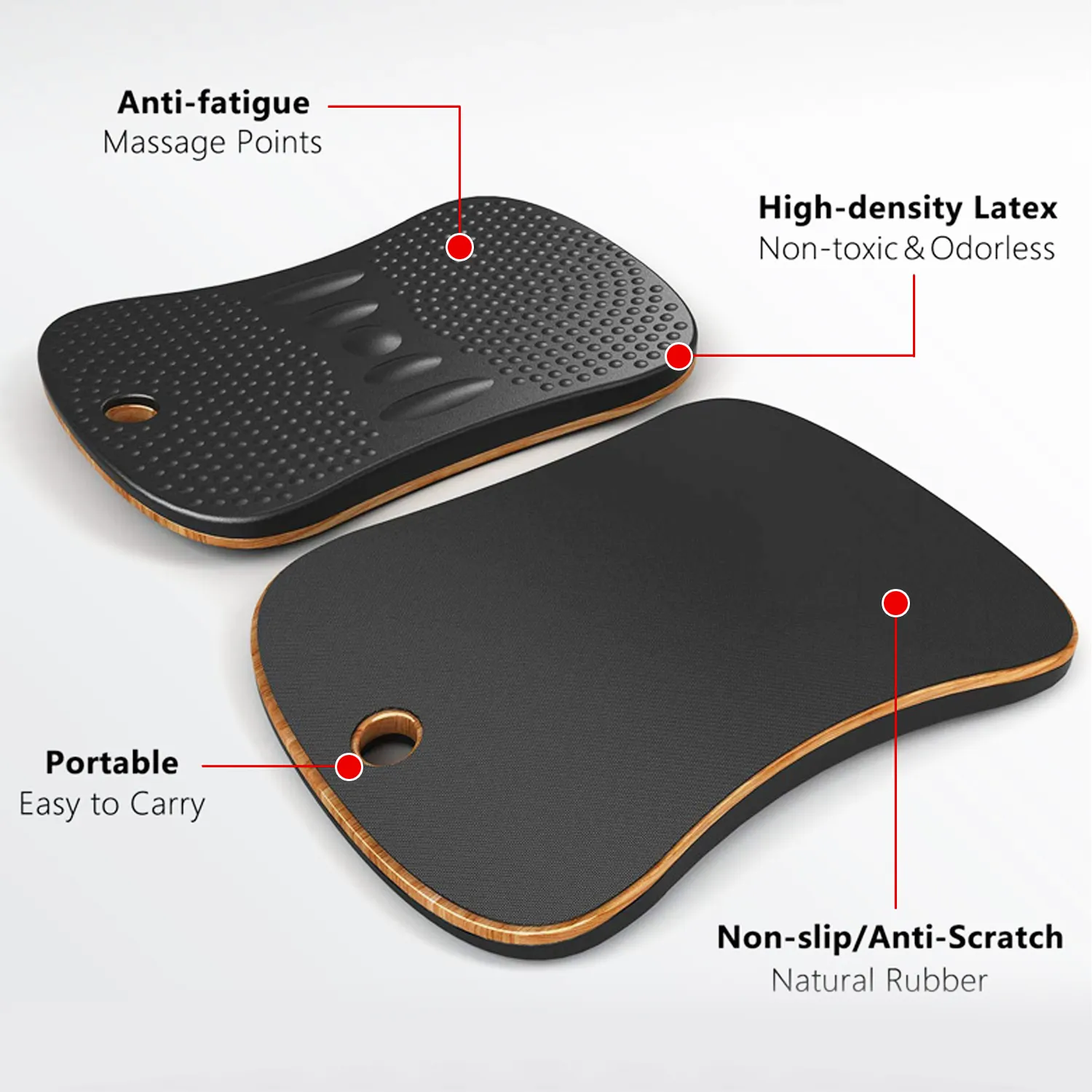 ErgoActive Mat Standing Desk Anti-Fatigue Balance Board