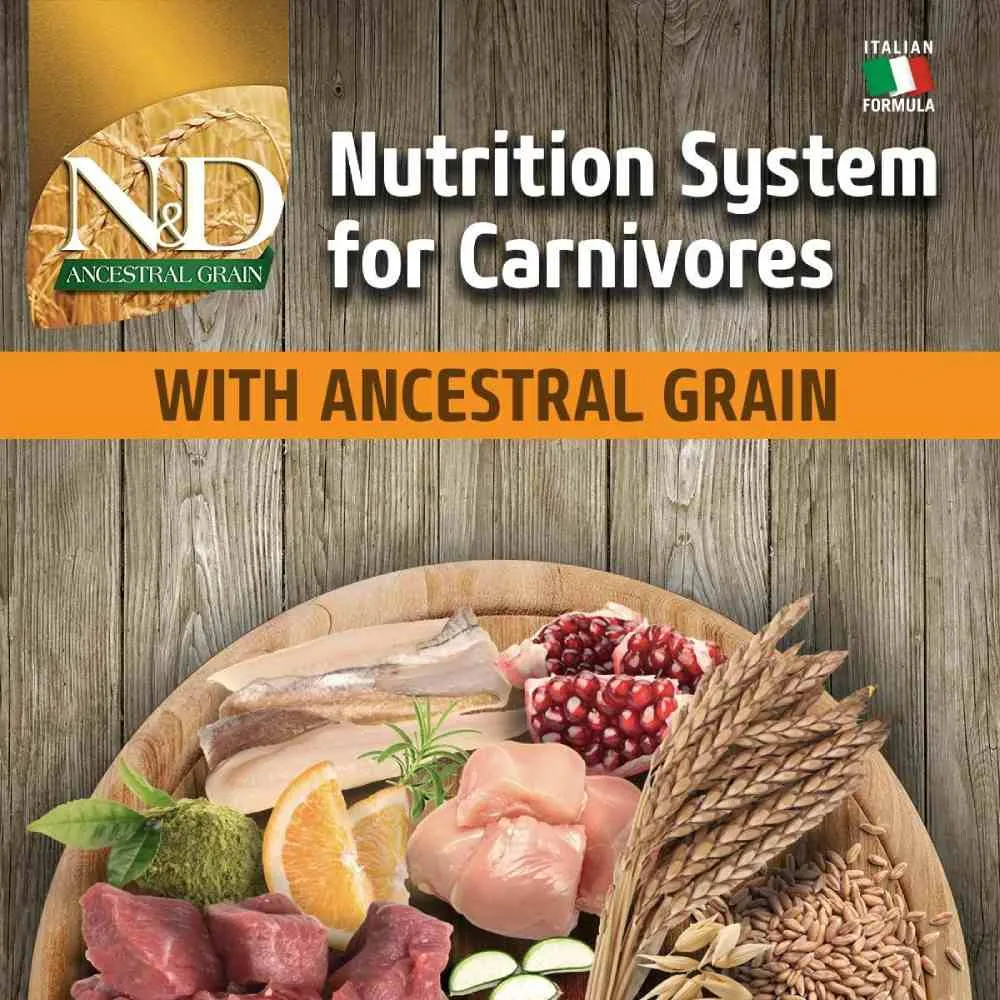 Farmina N&D Ancestral Grain Chicken and Pomegranate, Puppy Medium and Maxi