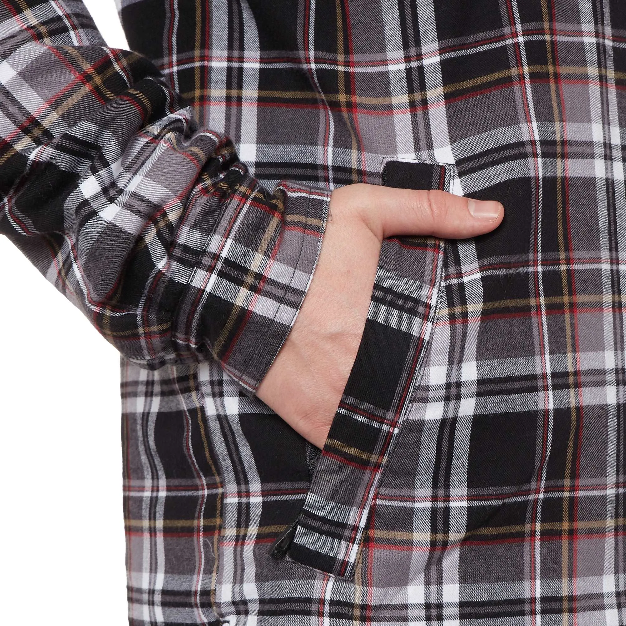 FHM Innova Insulated Primaloft Shirt Checked Black