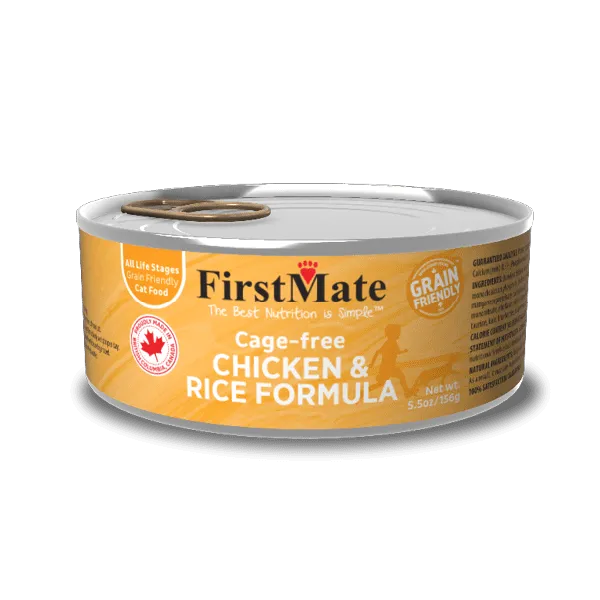 FirstMate - Cage Free Chicken & Rice Formula (For Cats)