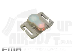 FMA S-Lite Molle System Strobe Light - DE - Red