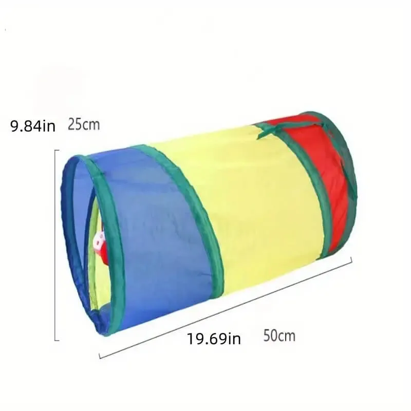 Foldable Cat Tunnel With Ball