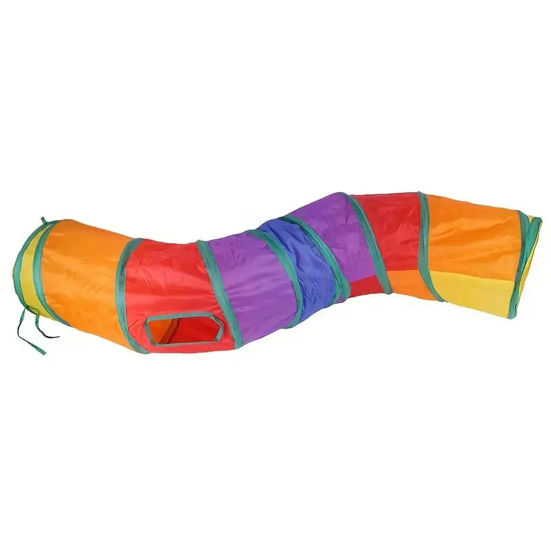 Foldable Cat Tunnel With Ball