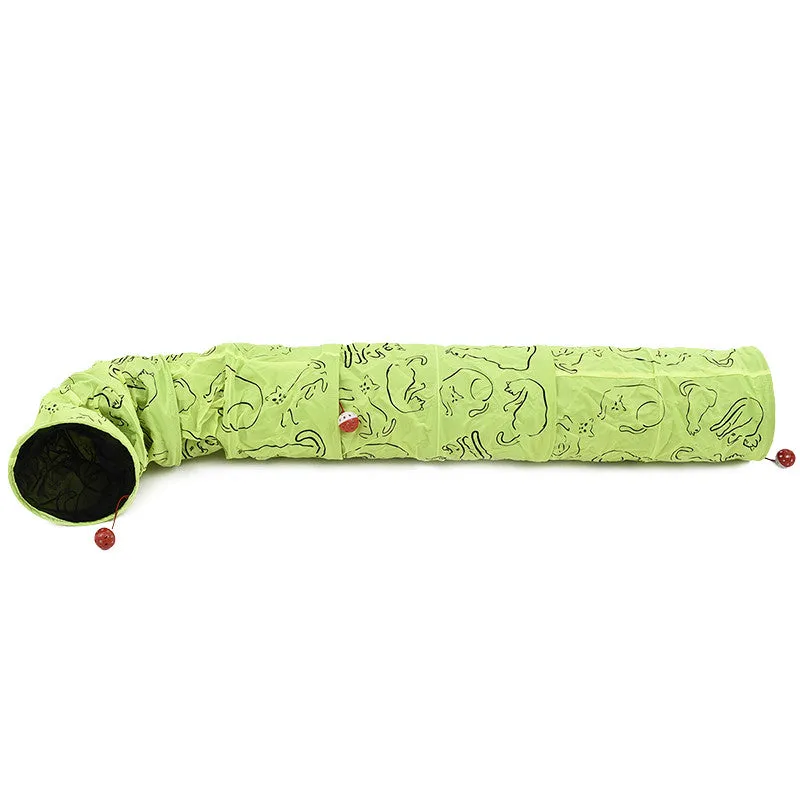 Funny Long Cat, Kitten Tunnel with ball toy
