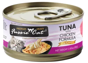 Fussie Cat Tuna with Chicken Formula in Gravy Cat Food