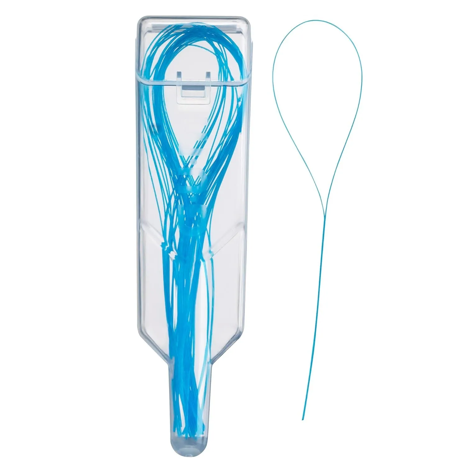 GUM Eez-Thru Floss Threaders, Dental Flossers for Braces, Bridges, & Implants,25Ct(6Pk)