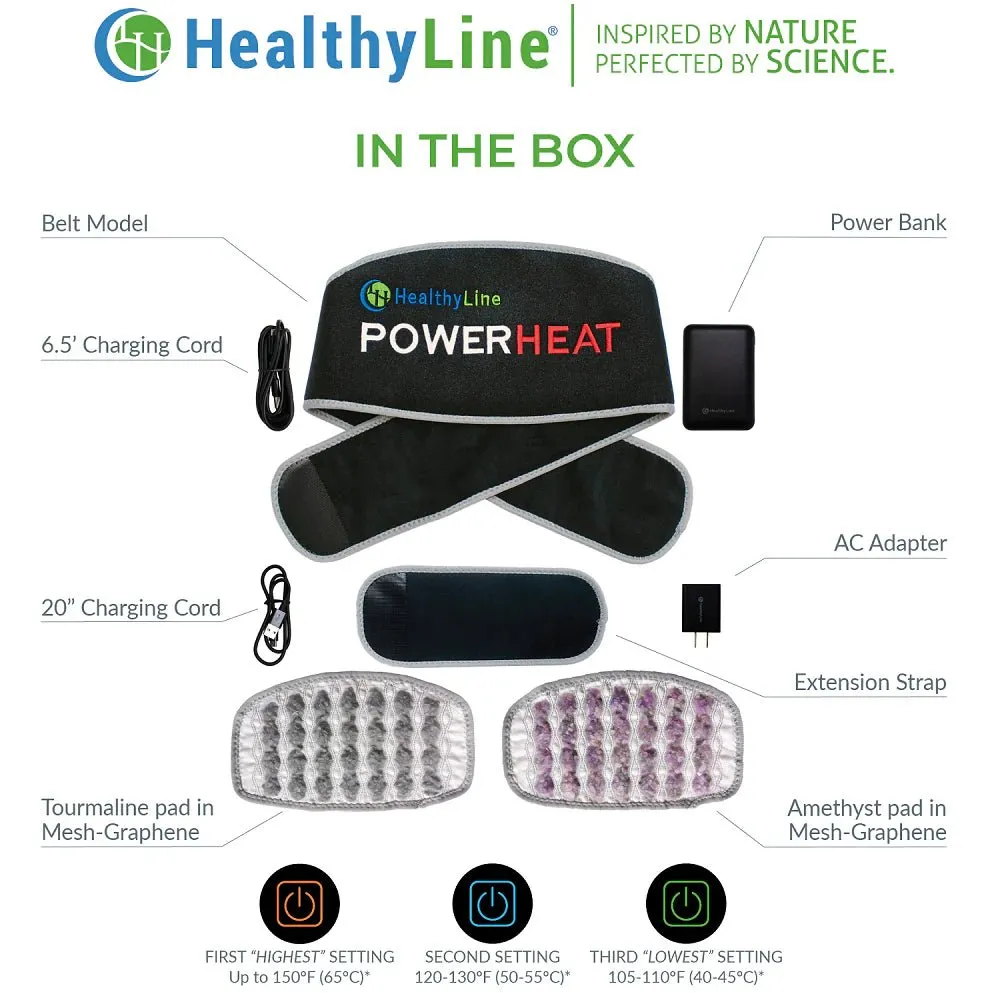 HealthyLine Heat Therapy Heat Pads for Knee, Shoulder and Back