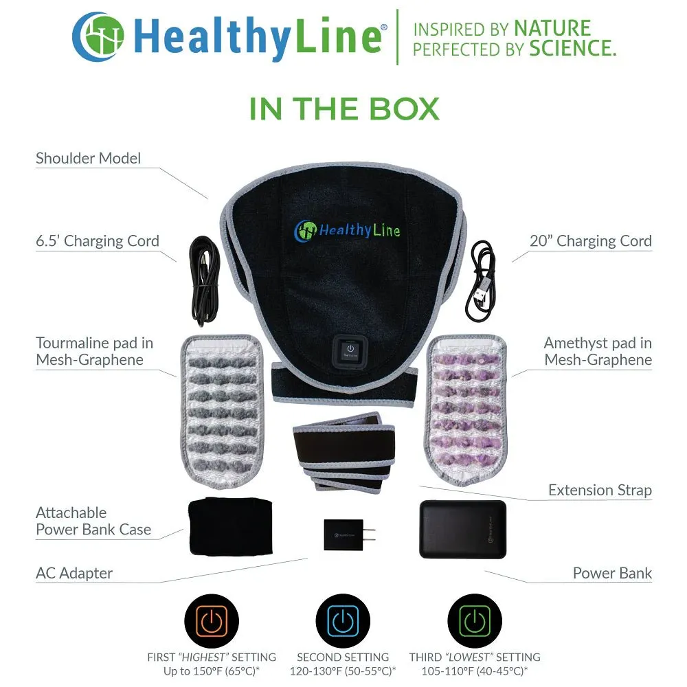 HealthyLine Heat Therapy Heat Pads for Knee, Shoulder and Back
