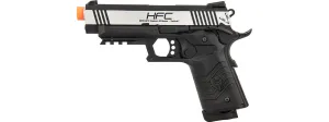 HFC Hg-171 Tactical 1911 Co2 Blowback Pistol (Black/Silver)