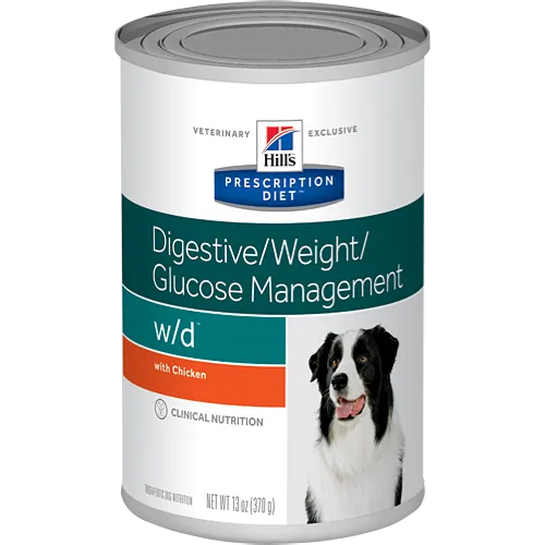 Hills Prescription Diet W/D Chicken Wet Dog Food