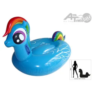 Inflatable My Big Pony Blue - 146cm x 80cm x 77cm
