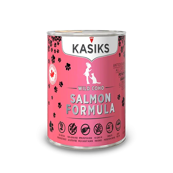 KASIKS Wild Caught Coho Salmon Formula for Cats