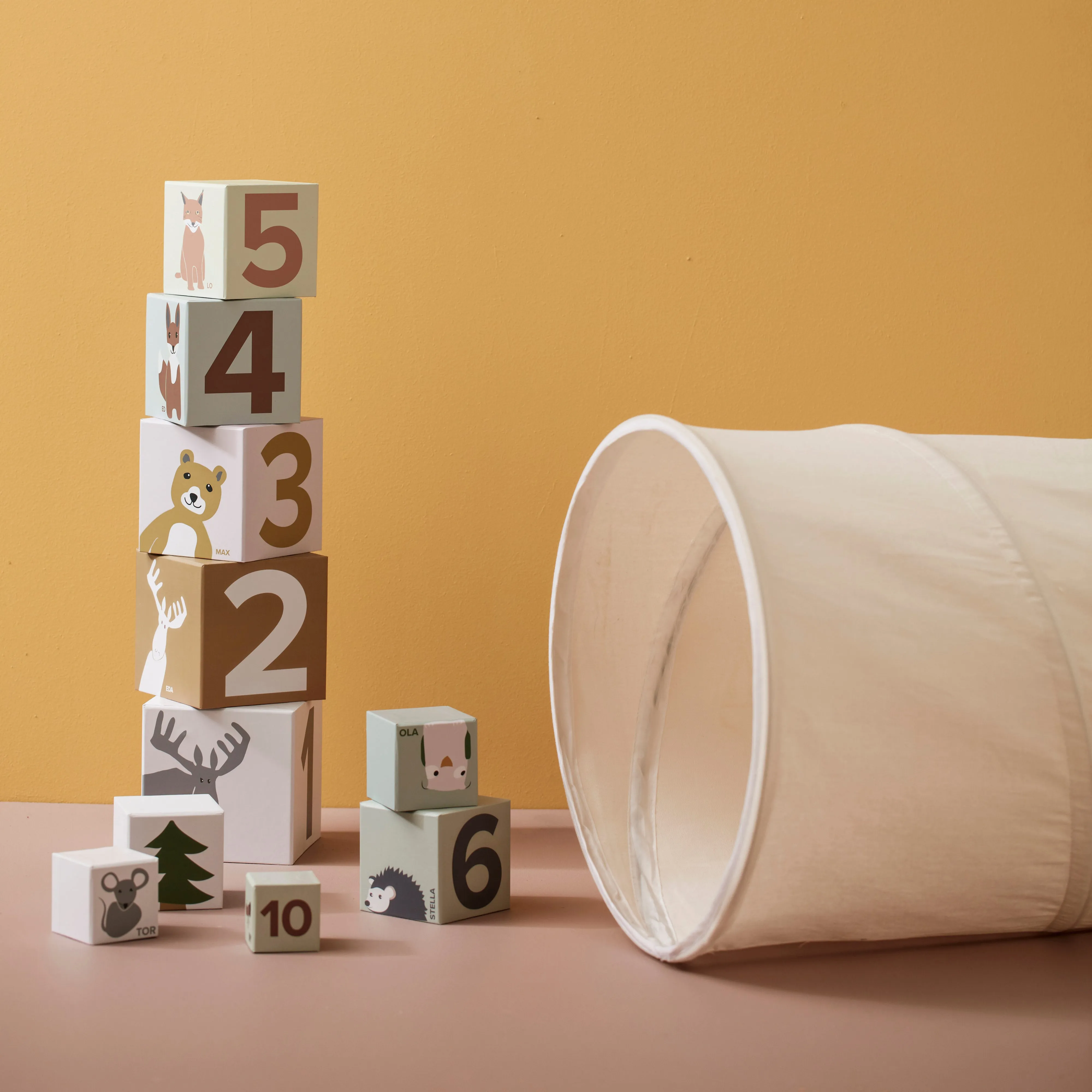 Kid's Concept Play Tunnel Off White