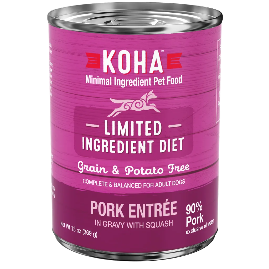 KOHA Dog GF LID 90% Pork 13oz