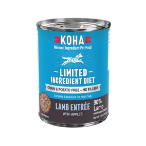 KOHA Limited Ingredient Lamb Entrée Canned Dog Food