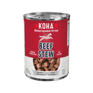KOHA Minimal Ingredient Beef Stew Canned Dog Food