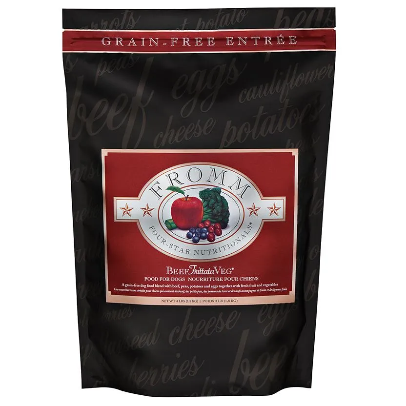 <b>Fromm Family</b> Four Star Grain Free Beef Frittata Veg Dry Dog Food