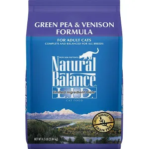 <b>Natural Balance</b> L.I.D. Limited Ingredient Diets Green Pea & Venison Dry Cat Formula