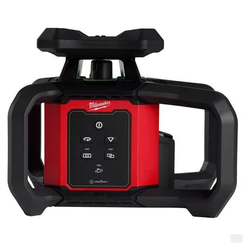 Milwaukee M18 Green Interior Rotary Laser Level Kit w/ Remote/Receiver and Wall Mount Bracket 3702-21