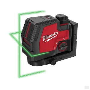 MILWAUKEE USB Rechargeable Green Cross Line Laser [3521-21]