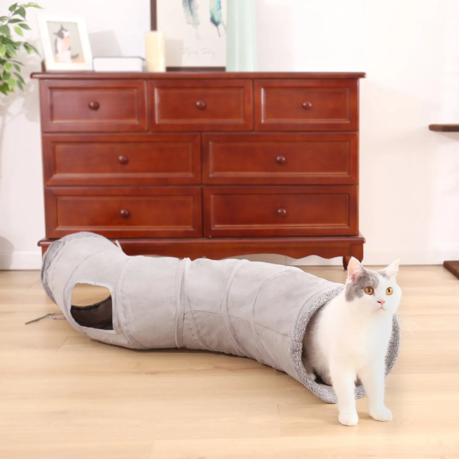PAWZ Road 10.5-Inch in Diameter Collapsible S Shape Cat PlayTunnel